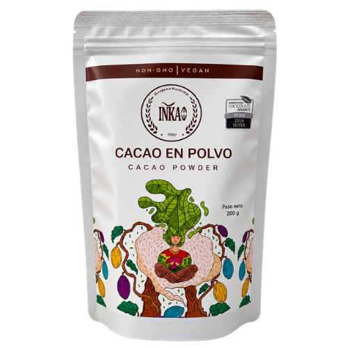 Cacao polvo natural inkao vraem peru 200g 500x500 1 1