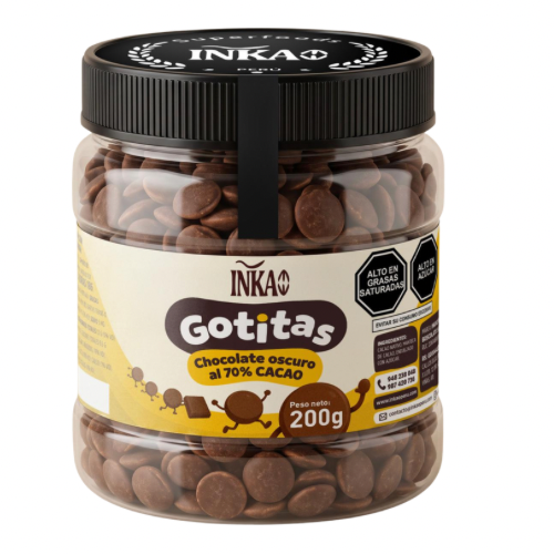 Chips Gotas Waffers Chocolate 200g