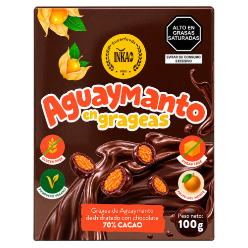 Grageas Chocolate Sugar Free Aguaymanto 100g