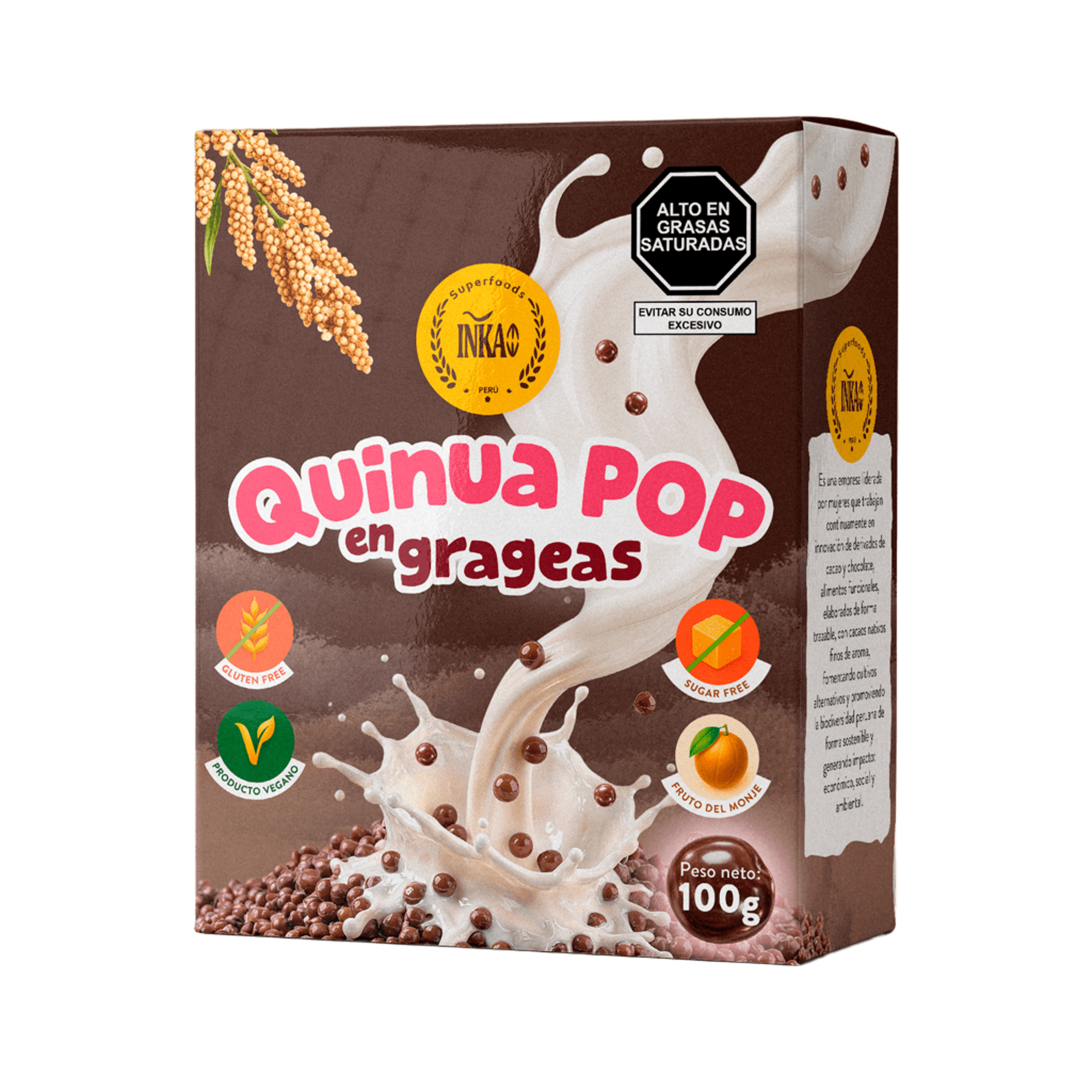 Gragea de Quinua Sugar Free 100g 3 Gragea de Quinua Sugar Free 100g