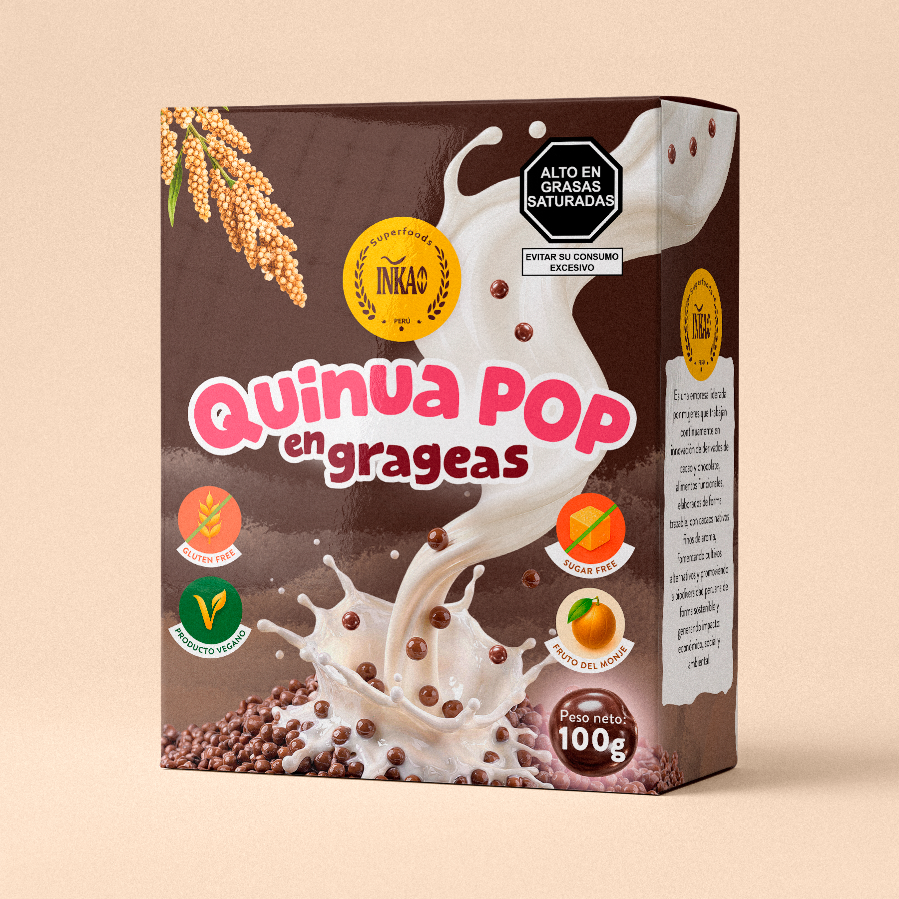 Gragea de Quinua Sugar Free 100g 4 Gragea de Quinua Sugar Free 100g - Imagen 2